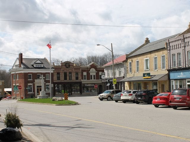 Historic downtown Ayr, Ayr, Ontario