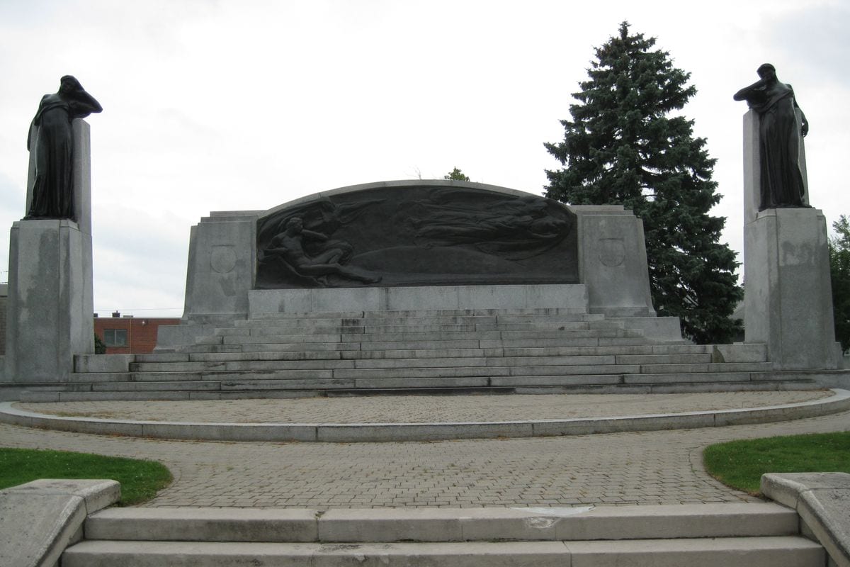Bell Telephone Memorial in Alexander Graham Bell Park, Brantford, Ontario